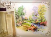 Роспись стен дома provance