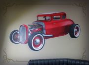 Роспись стен на работе avtoservis