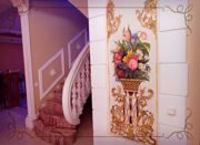 Роспись стен в доме kottetge